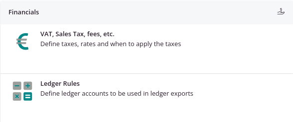 Ledger Rules