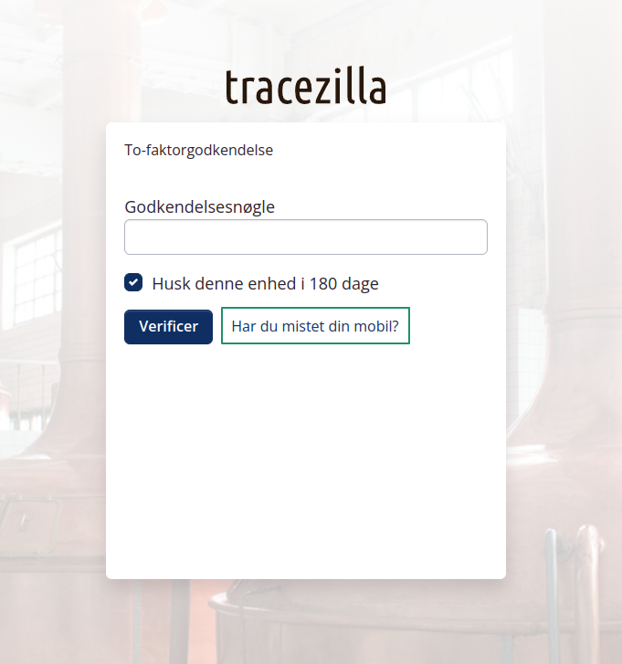 2FA: Mistet mobil