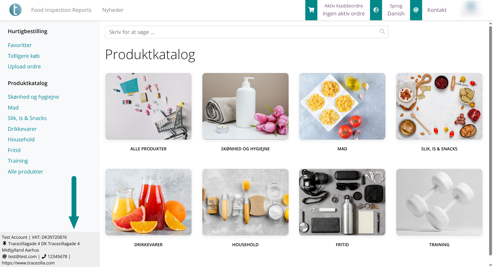 B2B Commerce: Footer