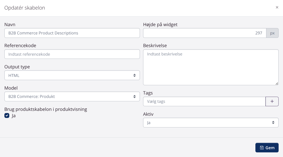 B2B Commerce: Produktbeskrivelser
