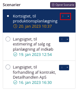 Estimer forsyning på scenariet