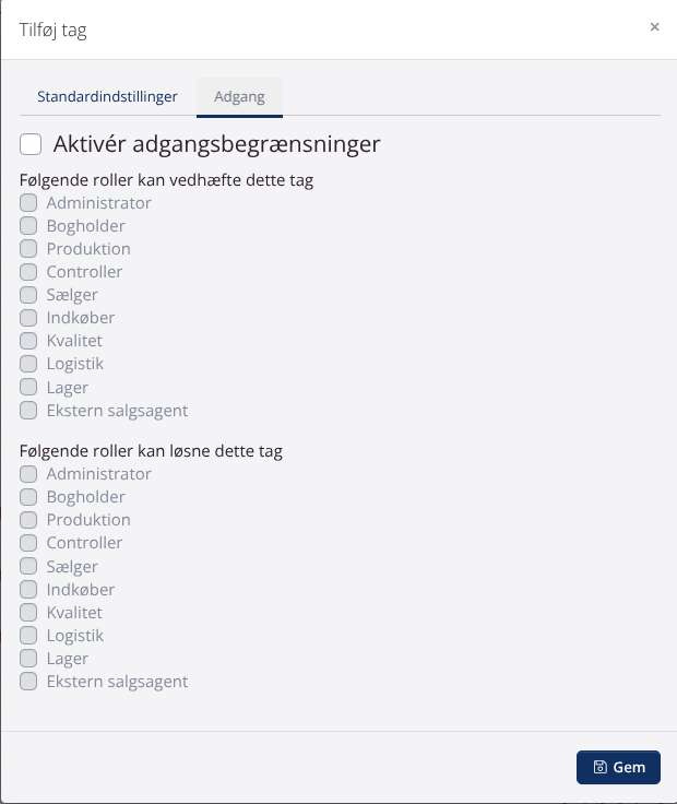 Tag: Adgang