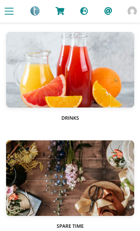 B2B Commerce: Improved menu bar