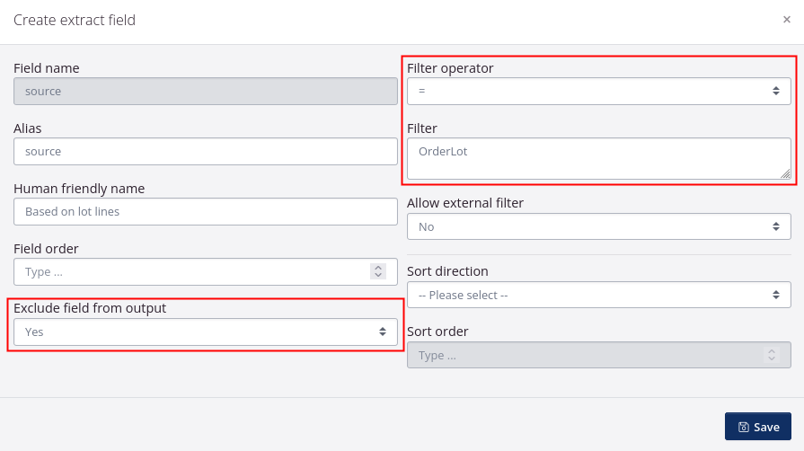 Source filter