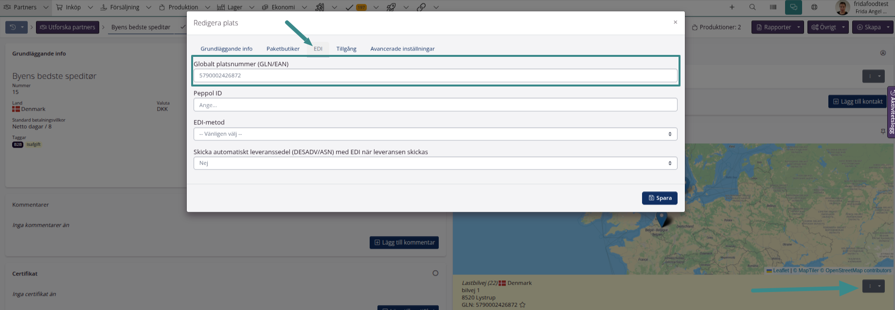 GLN på partnerplats