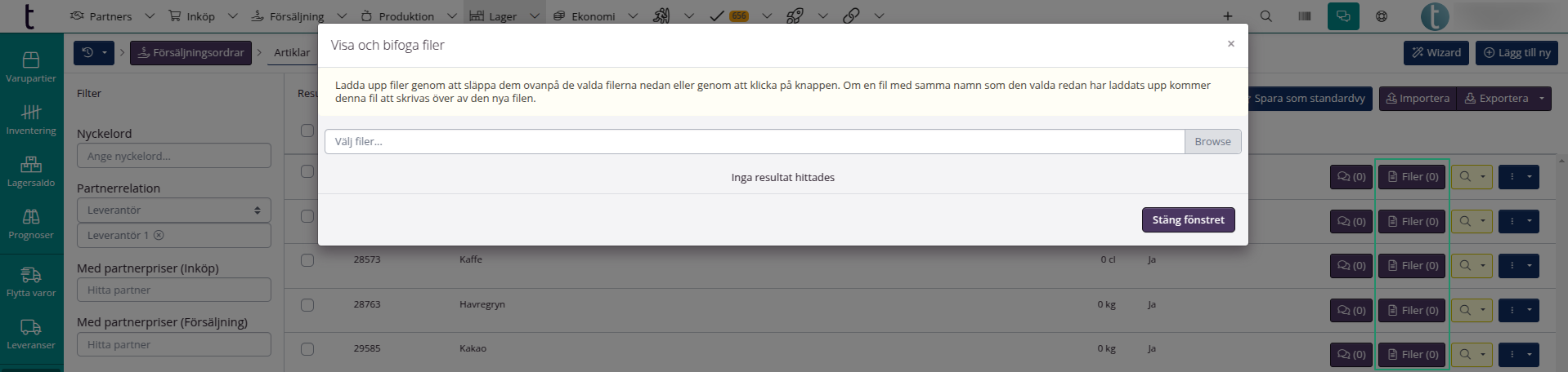 Lägg till filer