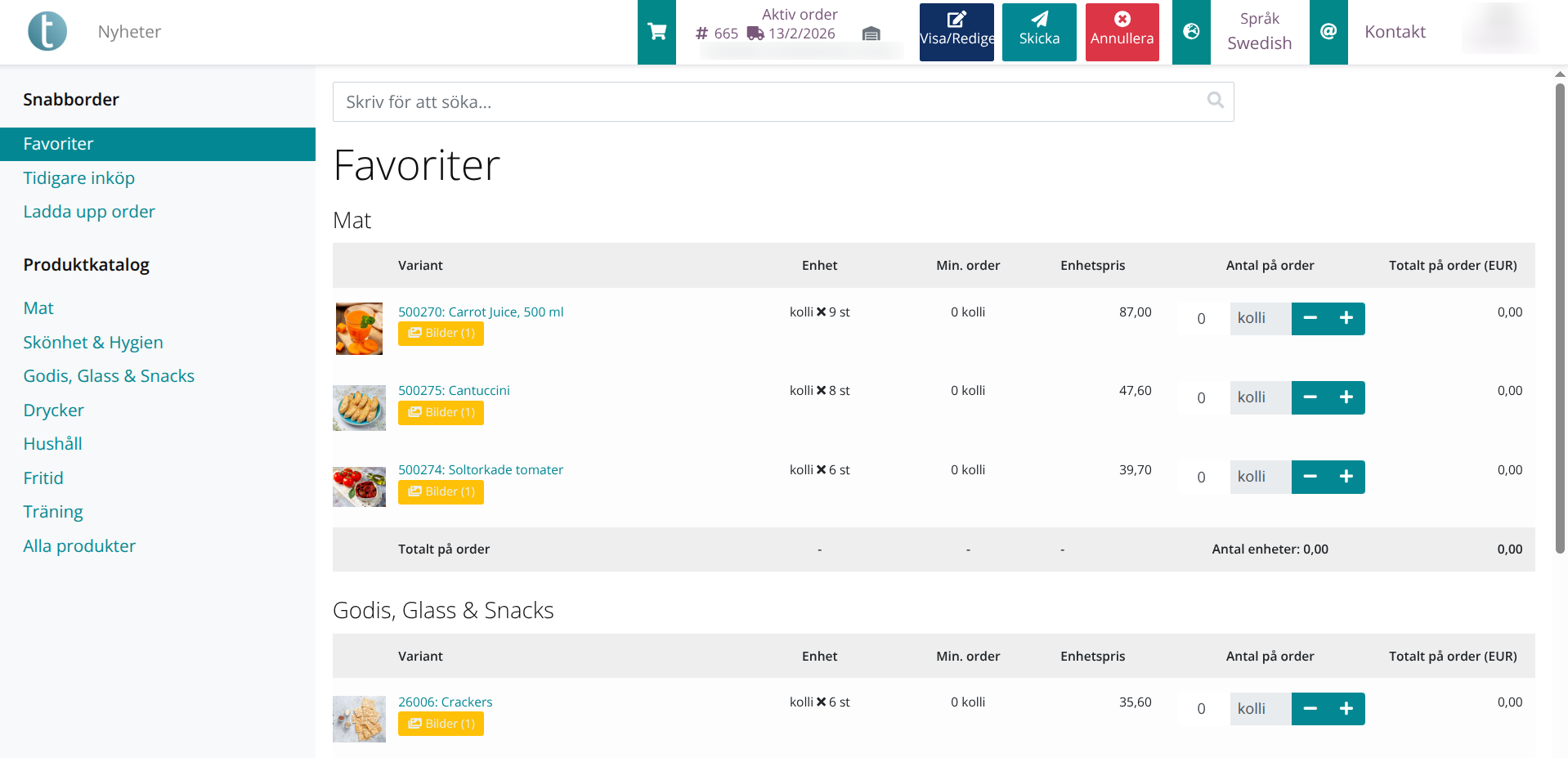 B2B Commerce: Tabulering