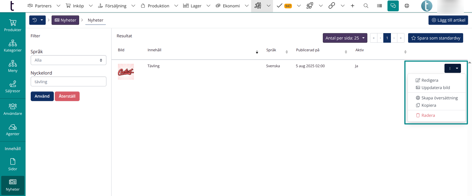 Nyheter i B2B Commerce
