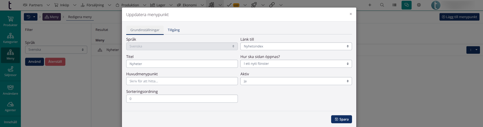 B2B Nyhetsindex