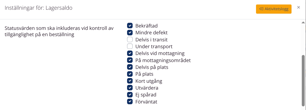 Tillgänglighetsdatum