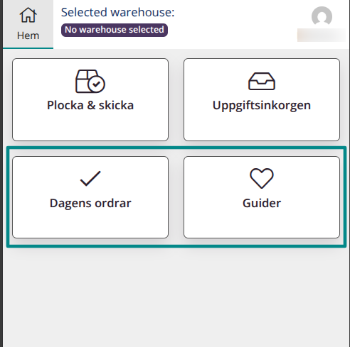Egna menypunkter: Exempel