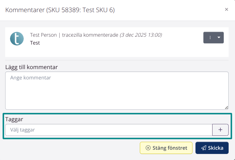 Kommentarer på artiklar: Taggar