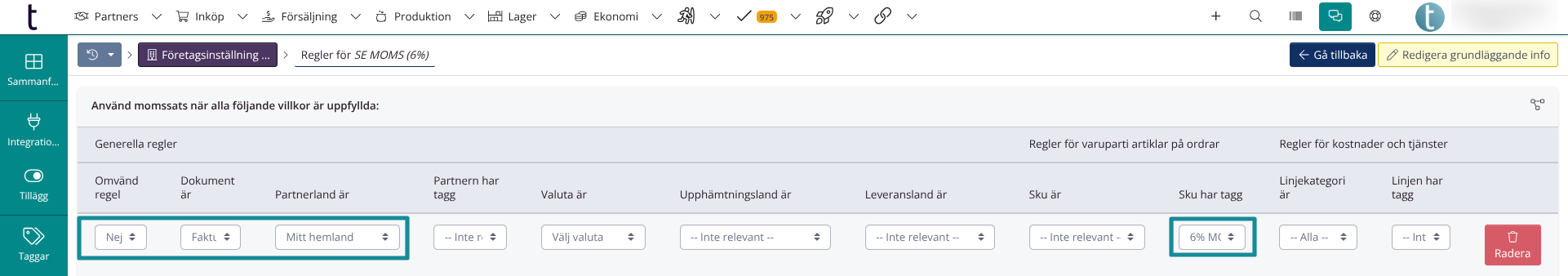 Momsregler - Exempel