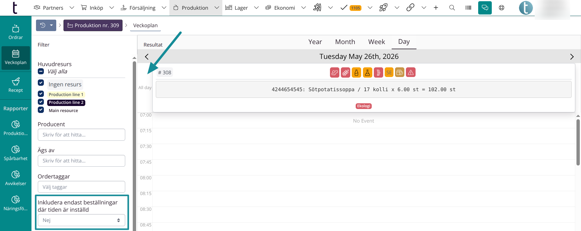 Veckoplanen: Filter och All Day